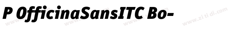 P OfficinaSansITC Bo字体转换